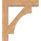 Ekena Millwork Westlake Block Smooth Bracket w/ Offset Brace, Western Red Cedar, 7 1/2"W x 34"D x 38"H BKT0806X34X38WTL05SWR - alternate 4